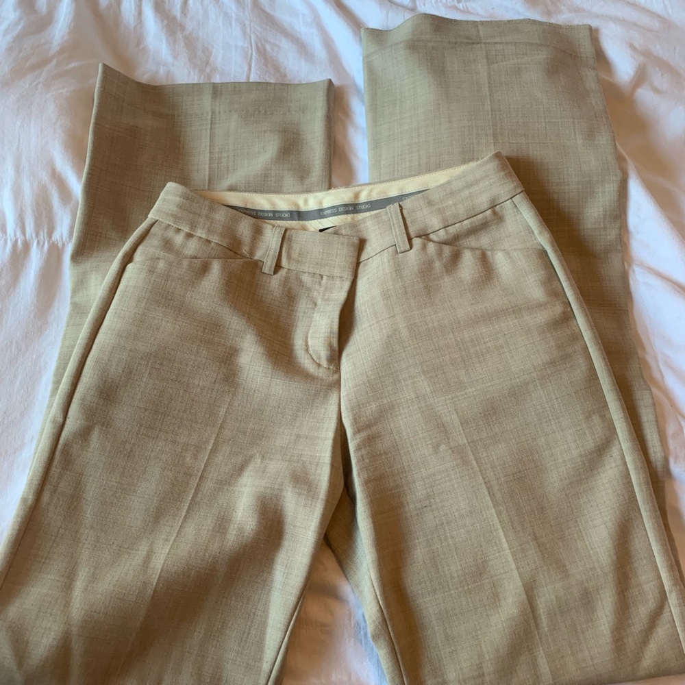 Express Editor Pants Beige/Cream